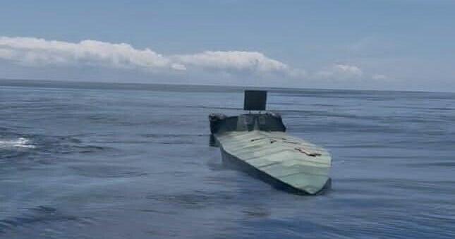 Drone «Narco Sub», equipado con antena Starlink, incautada por primera vez en el Caribe